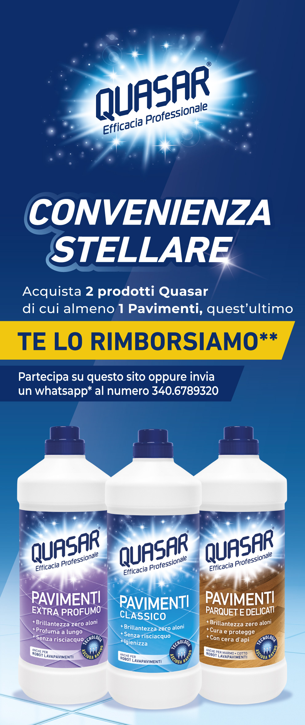 Quasar CONVENIENZA STELLARE
